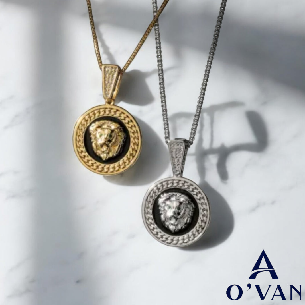 Stainless Steel Lion Pendant Necklace