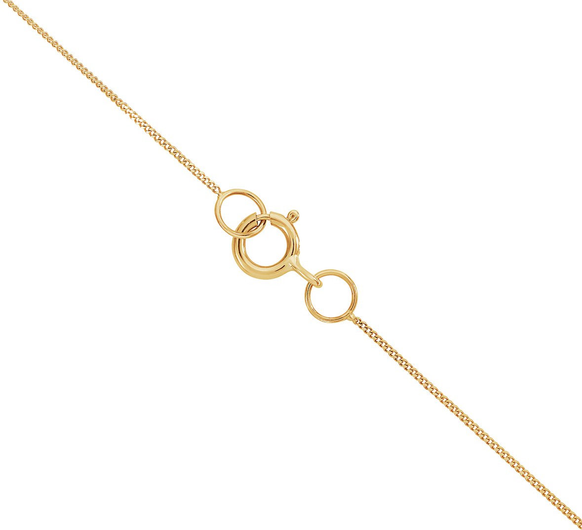 Ladies 9ct Gold Christian Cross Necklace