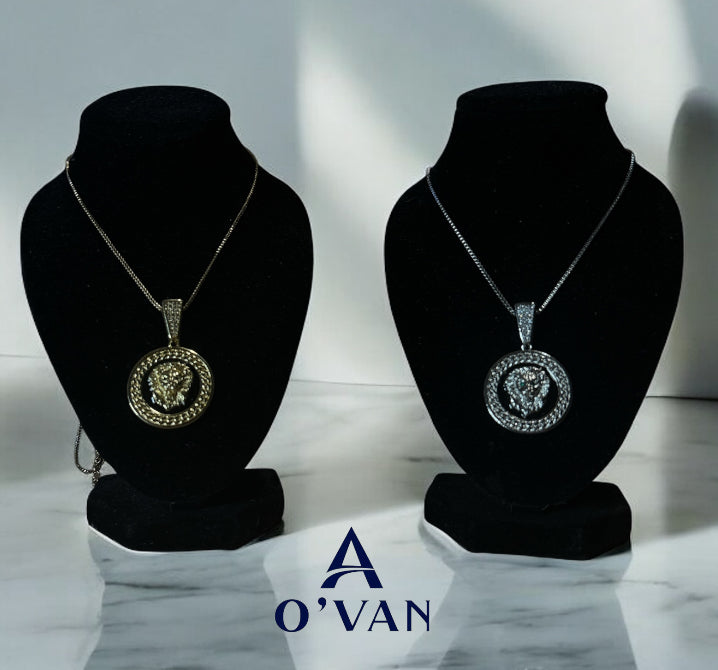 Stainless Steel Lion Pendant Necklace