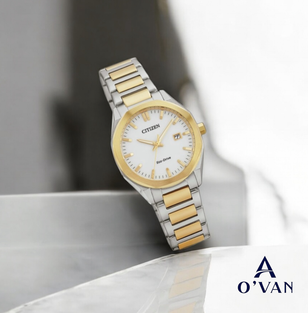 Citizen Men’s Two-Tone White Dial Watch