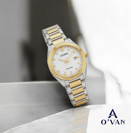 Citizen Men’s Two-Tone White Dial Watch